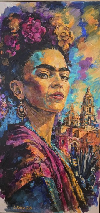 Frida Kahlo Love Story Portrait