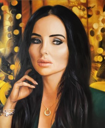 Painting "New Year's Wish: Warmth and Nostalgia" by painter Vladimir Sumarokov oil canvas at Jose Art Gallery