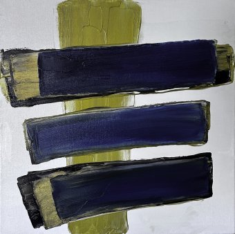 Графика "Синее Море 917", иллюстратор Marina Gorbachova масляная краска холст в Jose Art Gallery
