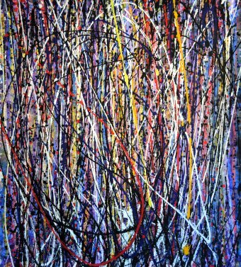 Vibrant Movement. Abstract Energy.