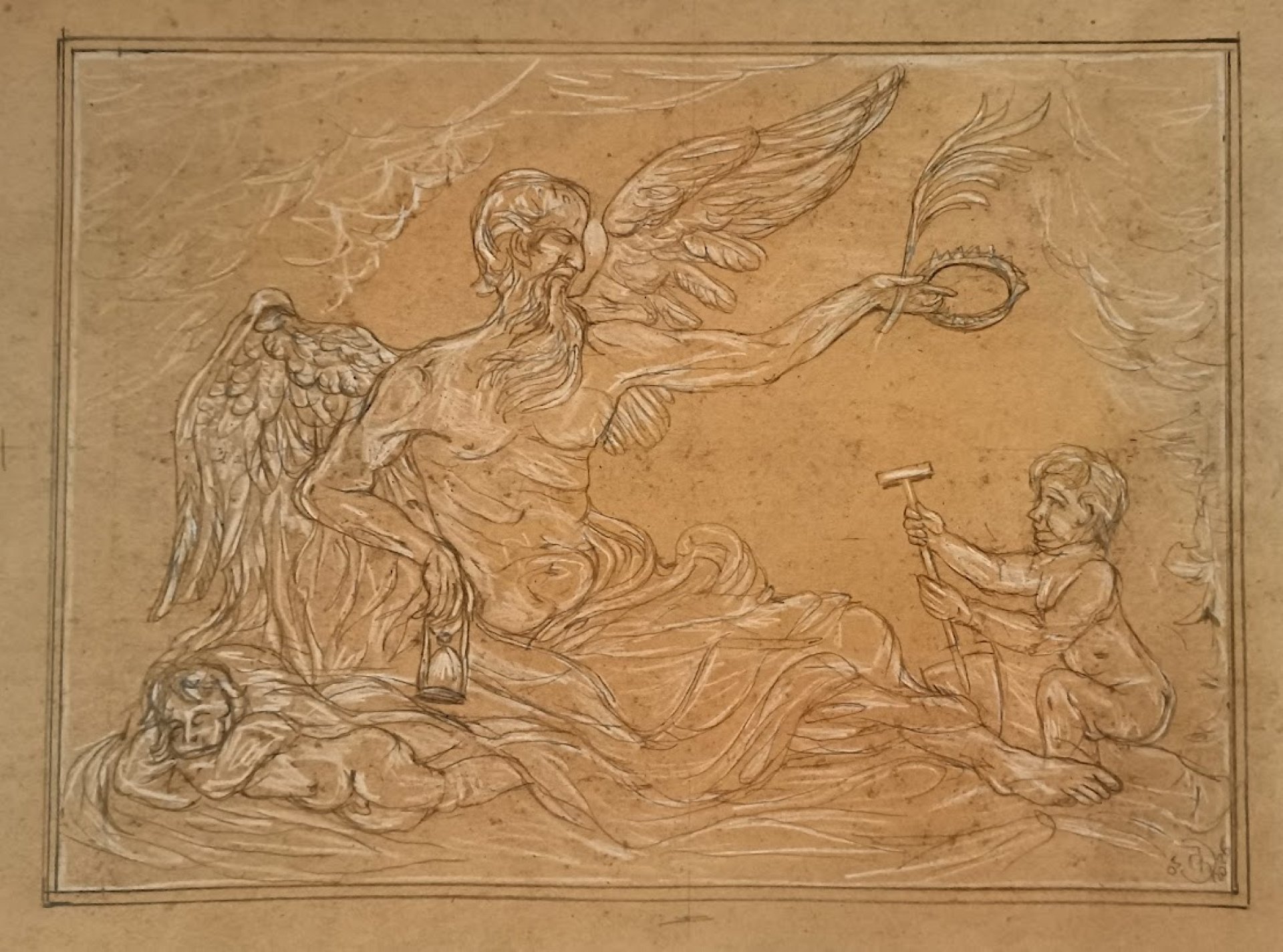 The Myth of Cronus Painting by roberto ferrando