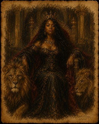 Digital Art "Estelle Lioness de Prestige" by digital artist Estelle d'Prestige at Jose Art Gallery