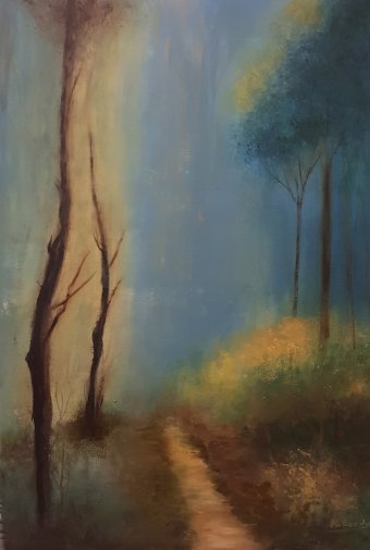 Path of Light and Blue Serenity