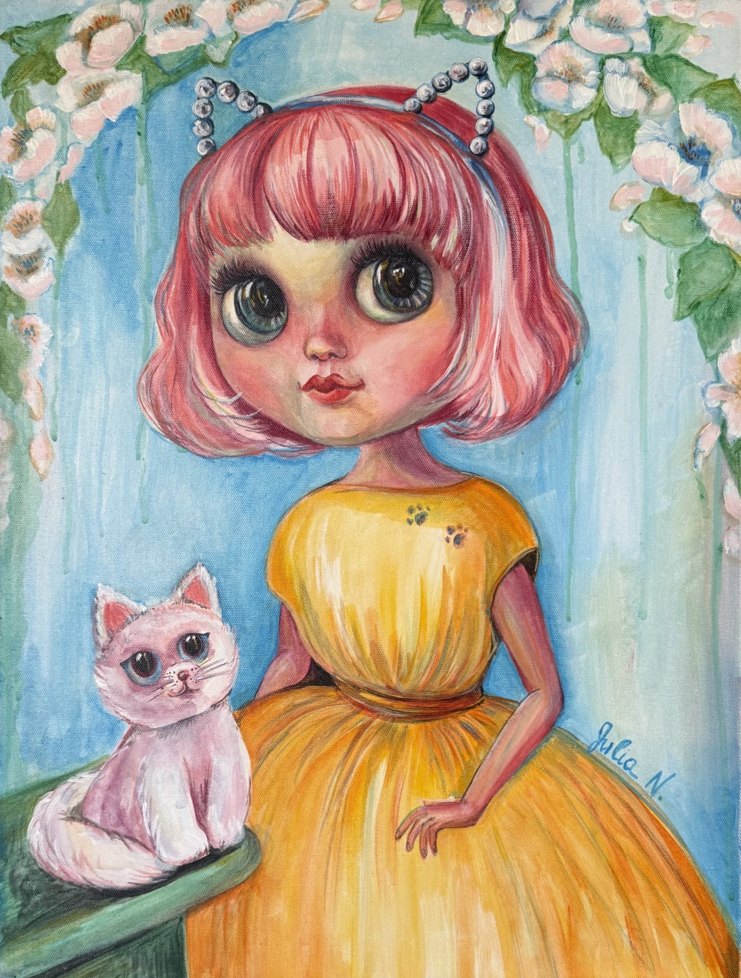 Emily Painting by Nikolaienko Julia - Jose Art Gallery