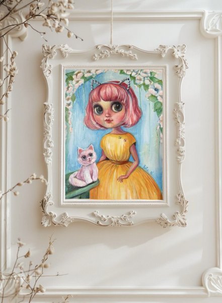 Emily Painting by Nikolaienko Julia - Jose Art Gallery