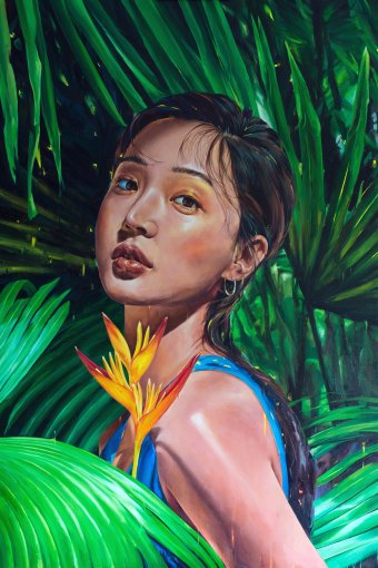 Painting "Whispers of the Soul" by painter ARINDAM BISWAS oil canvas at Jose Art Gallery
