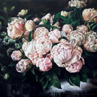 Malerei "AUS DEM GARTEN DES PARADIESES", maler/-in ARINDAM BISWAS Acryl Leinwand in der Jose Art Gallery