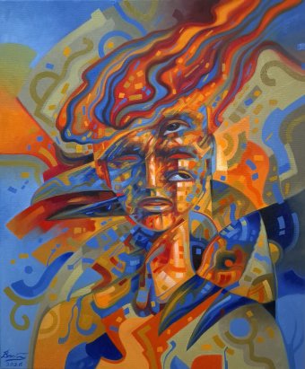 Malerei "Vogelschatten", maler/-in Serhii Voichenko Öl Leinwand in der Jose Art Gallery