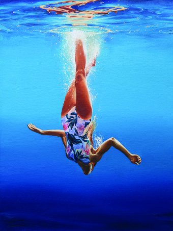 Malerei "Kräuselungen der Seele", maler/-in ARINDAM BISWAS Öl Leinwand in der Jose Art Gallery