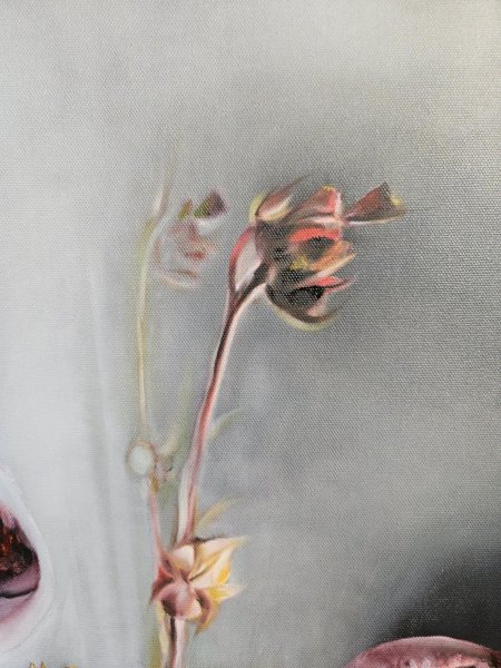 Additional view 2: Modern Flower Painting  by painter Stefano Mazzolini oil canvas 