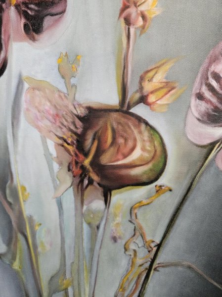 Additional view 4: Modern Flower Painting  by painter Stefano Mazzolini oil canvas 