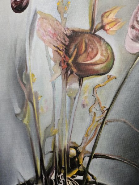 Additional view 5: Modern Flower Painting  by painter Stefano Mazzolini oil canvas 