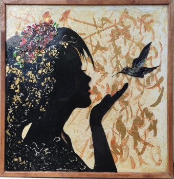 Pintura "Aliento de Libertad", pintor Serj Doche acrílico plástico en Jose Art Gallery