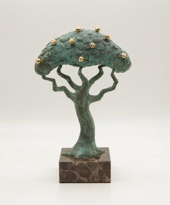 Escultura "Árbol de los deseos", escultor Volodymyr Mykytenko Bronce en Jose Art Gallery
