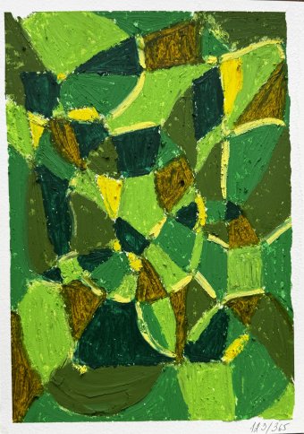 Malerei "Abstrakt 123", maler/-in Tetyana Bilous Pastell Papier in der Jose Art Gallery