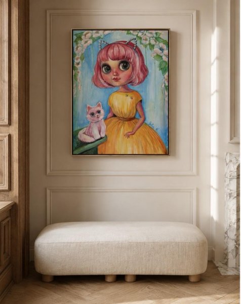 Emily Painting by Nikolaienko Julia - Jose Art Gallery