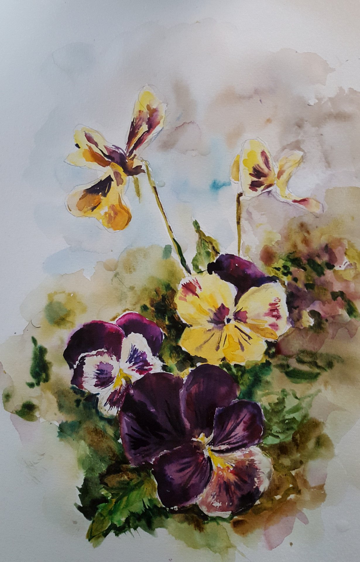 My watercolor Painting by Natalia Zhyzhko Jose Art Gallery