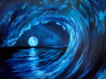 Moonlit Wave