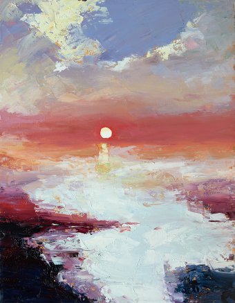 Painting "Atmospheric Study No. 16" by painter Daria Zavadenko oil canvas at Jose Art Gallery