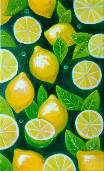 The fresh lemons