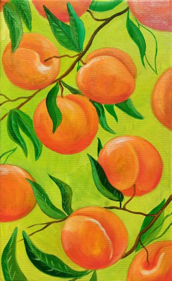 Ripe peaches