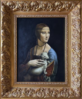 Painting "Lady with an ermine.Copy" by painter Vladimir Sumarokov oil canvas at Jose Art Gallery