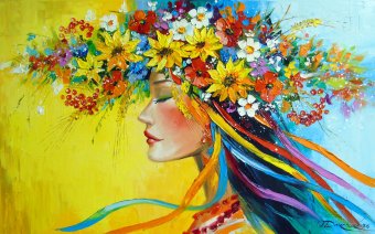 Painting "Unbreakable" by painter Olha Darchuk oil canvas at Jose Art Gallery