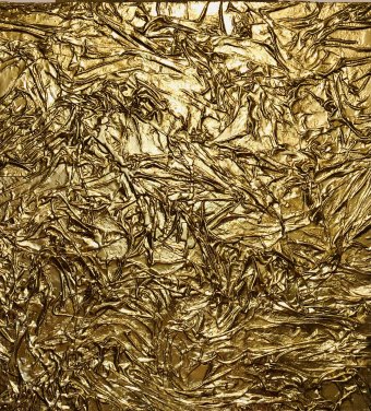 Pintura "Portal Dorado: Textura Dorada Moderna", pintor Machnolga acrílico plástico en Jose Art Gallery