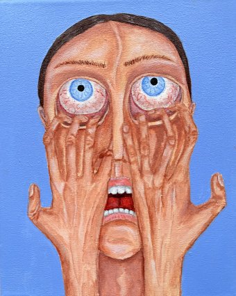 Живопись "Новый способ фейспалма", живописец rejolda акрил холст в Jose Art Gallery