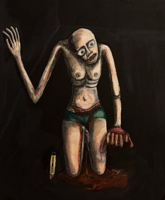 Pittura "", pittore rejolda acrilico tela alla Jose Art Gallery