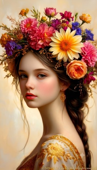 Arte digitale "✨️Eterna Primavera✨️", artista digitale Vera KAIRO alla Jose Art Gallery