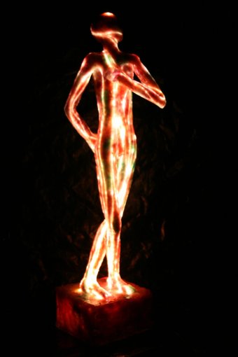 Sculpture "Desire (light sculpture)" by sculptor Sculi Mixed method at Jose Art Gallery
