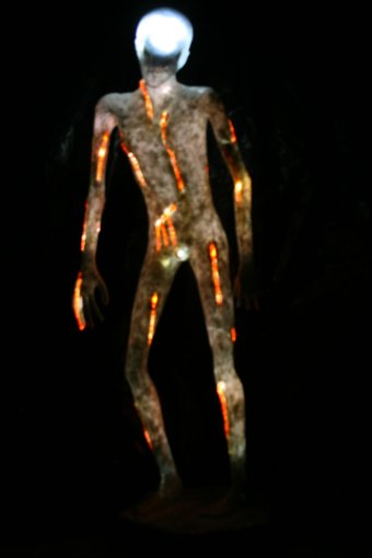 Sculpture "The black box" by sculptor Sculi Mixed method at Jose Art Gallery