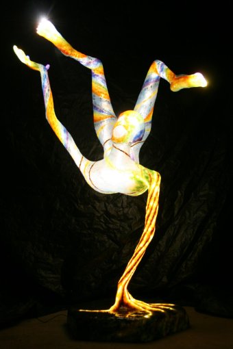 Sculpture "Enthusiasm" by sculptor Sculi Mixed method at Jose Art Gallery