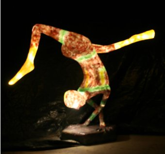 Sculpture "The Doubt (light sculpture)" by sculptor Sculi Mixed method at Jose Art Gallery