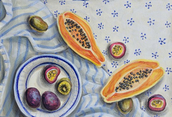 Morning with Papayas