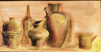 Painting "Midday heat" by painter Sergey Davydovskiy acrylic canvas at Jose Art Gallery