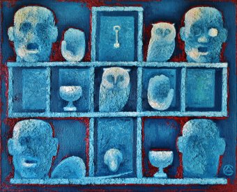Painting "The key is in the cupboard" by painter Dmitriy Svechnikov oil canvas at Jose Art Gallery