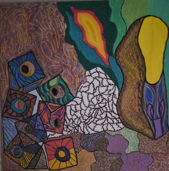 Painting "The Ballerina's Pain" by painter Anton Shneyderman acrylic canvas at Jose Art Gallery
