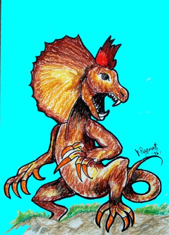 Desert Dragon in Motion