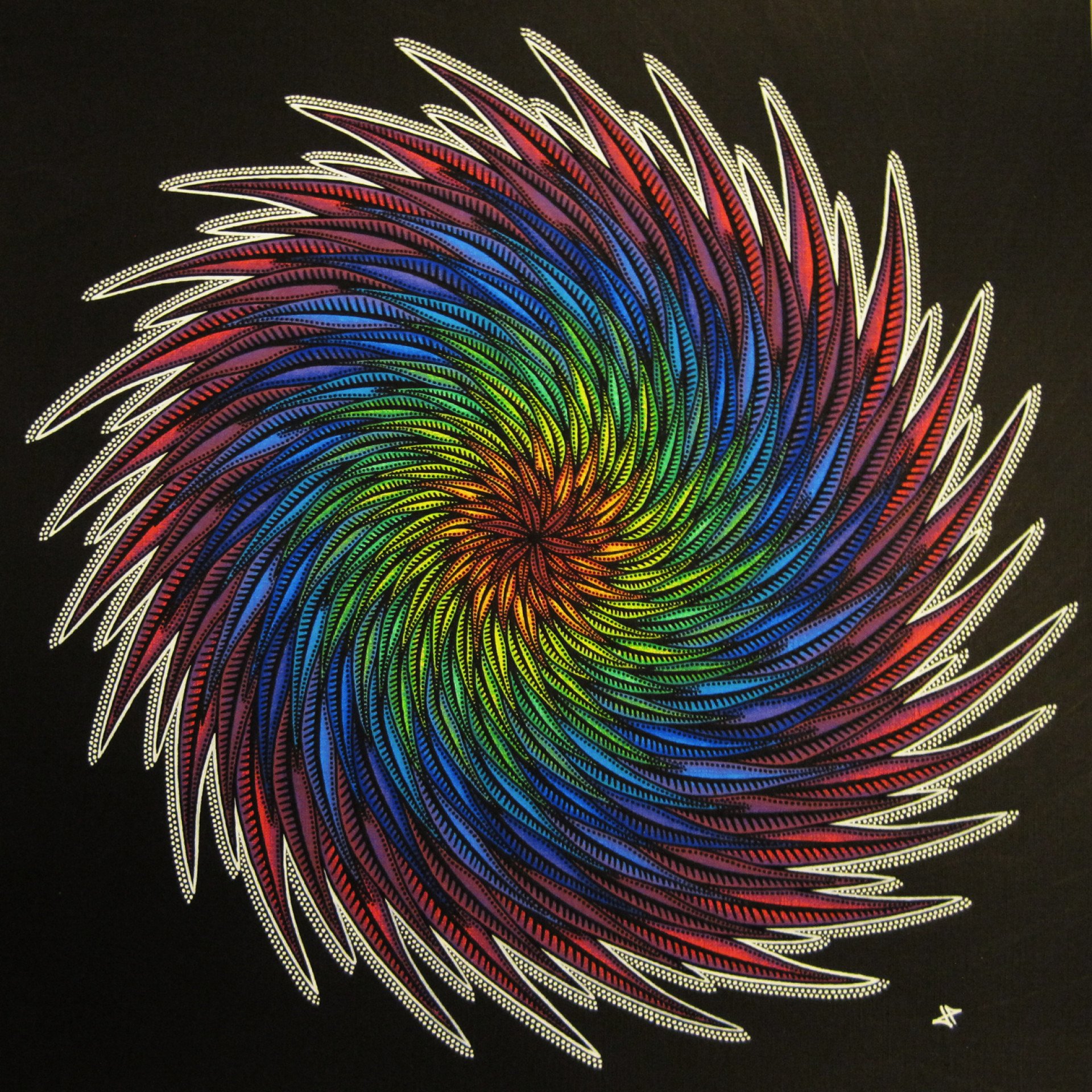 Spiral Painting by Jonathan Pradillon Jose Art Gallery