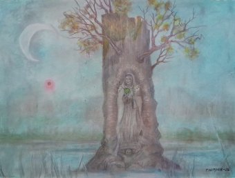 Surrealist Eclipse of the Virgin of Guadalupe