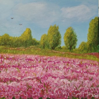 Pintura "Corazón de serenidad", pintor Anton Vodianyk acrílico madera en Jose Art Gallery