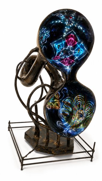 Sculpture "Infinity (light sculpture)" by sculptor Sculi Mixed method at Jose Art Gallery