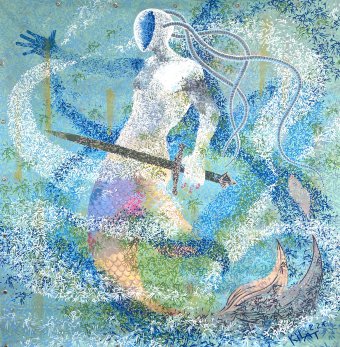 Живопис "Химера", живописець Kilat змішана техніка пластик в Jose Art Gallery