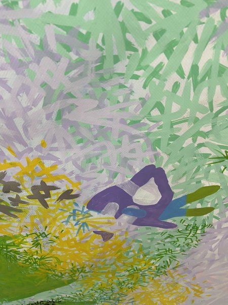 Additional view 1: Figurative Religious Painting ZEN by painter Kilat mixed method plastic 
