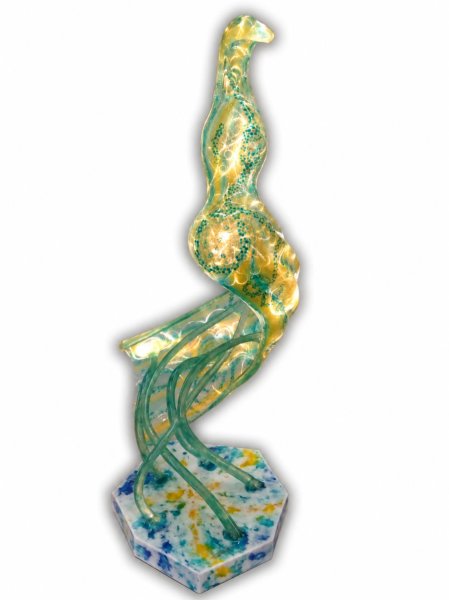 Additional view 4: Avant-garde Allegorical Sculpture Emmy ( light sculpture ) by sculptor Sculi Mixed method 