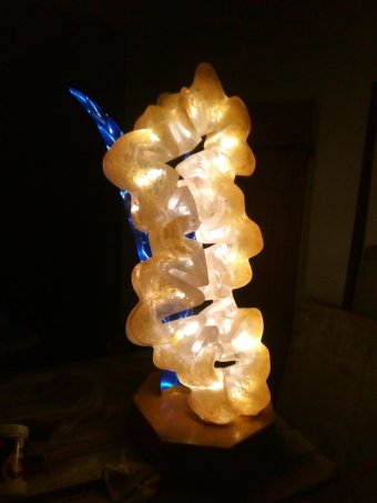 Sculpture "Claisia (light sculpture)" by sculptor Sculi Mixed method at Jose Art Gallery