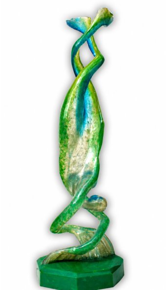 Sculpture "Torsade (light sculpture)" by sculptor Sculi Mixed method at Jose Art Gallery