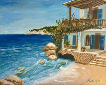 A House Embraced by the Sea